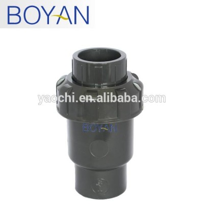 BOYAN plastic pvc ball check valve