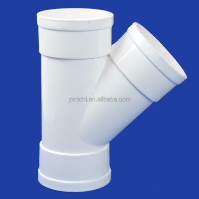 China Low Price Products Underground Large Pvc Drainage Pipes Gb Standard Y Tee